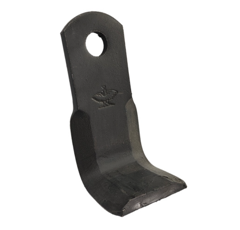 Couteau équerre pour broyeur 120x45mm OMARV adaptable - Blacksteel©