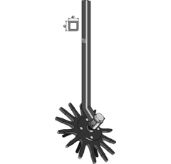 Dent droite complète 10 x 40 mm pour herse adaptable - BlackSteel©