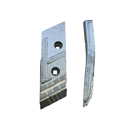 Pointe Gauche avec plaquettes carbure, rechargement et plaquettes arrière NAUD 31234 adaptable