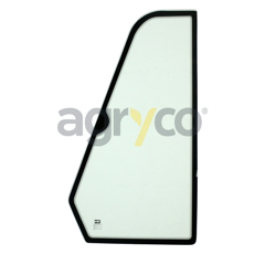 Vitre de portesupérieure - avant - gauche - plate - teintée pour téléscopique JCB 827/30473 adaptable