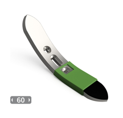 Soc de cultivateur avec plaquettes carbure et rechargement, fixation lumière et trous KOCKERLING 919430 adaptable