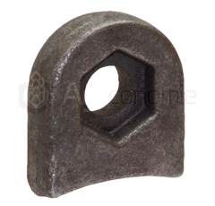 Bride de fixation 50 x 56 mm pour broyeur adaptable