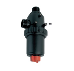 Filtre d'aspiration 8096 mâle 2" avec vanne de fermeture