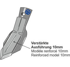 Soc à échange rapide 100 mm renforcé pour pour BOURGAULT adaptable - Blacksteel©
