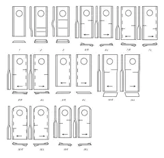 Gebogenes Messer für Mähwerk JF-STOLL 1380.0013 Nachbau  