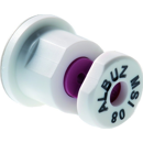 Flachstrahldüse ALBUZ MSI 130° 08 weiß Keramik