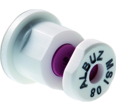 Flachstrahldüse ALBUZ MSI 130° 08 weiß Keramik