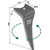 Dent Gauche pour herse rotative AMAZONE 6575300 adaptable - BlackSteel©