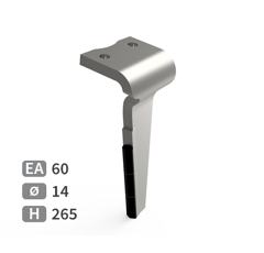 Dent de herse rotative Droite plaquettes carbure HOWARD 182938V adaptable