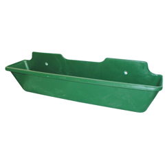 Kunststoff Pferde Langtrog  123,5 cm - 50 Liter