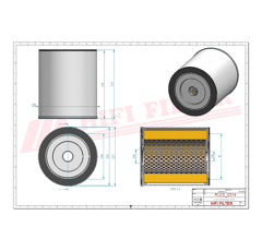 Filtre à gasoil adaptable HIFI FILTER SN138