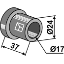 Entretoise 37x17 pour broyeur NOREMAT adaptable - Blacksteel©