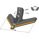 Gänsefußschar, Hartmetall beschichtet 101EXT1115 Maschio Nachbau