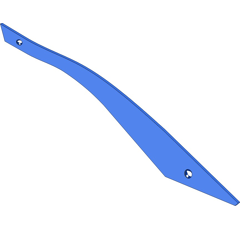 Streichblech-Streifen 4 - rechts SRP330W4M Rabe by Muzzi Industrie