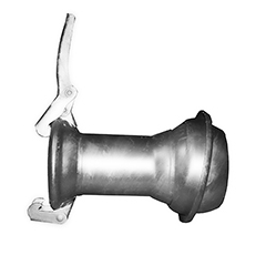 Reduzierstück mit Kugelkupplung - verzinkt f. Gülletankwagen