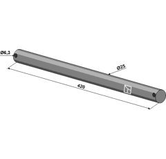 Árbol 420 mm adaptable - BlackSteel©