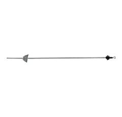 Piquet de clôture avec œillet 1m05