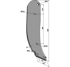 Lame droite type MICHEL pour décompacteur adaptable - Blacksteel©