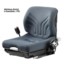 Grammer-Schleppersitz MSG 20 PVC