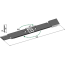 Couteau droit pour faucheur 730mm RÖLL adaptable - Blacksteel©