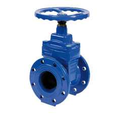 Vanne bride DN200 opercule caoutchouc - 8 trous - 10 bars