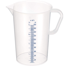 Broc gradué bleu 3 litres