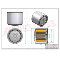 Filtre à gasoil adaptable HIFI FILTER SN7219
