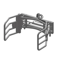 Pince balle hydraulique 805 mm pour EURO adaptable