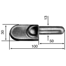 Gond pour charnière Ø 13 mm