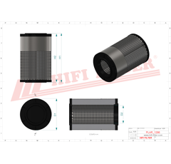 Filtre à air adaptable HIFI FILTER SA160128