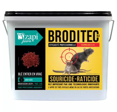 Souricide raticide pro broditec blé 5 kg - ZAPI
