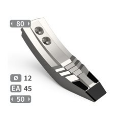 Soc de cultivateur avec renfort acier et plaquettes carbure PÖTTINGER 9762500151 adaptable.