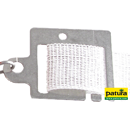 Plaque de raccordement en acier pour poignée de porte - PATURA