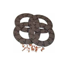 Jeu de 4 garnitures de frein pour tracteur CASE IH 840916M91 adaptable