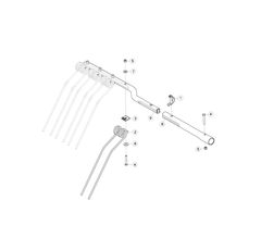 Bras de support pour andaineur KUHN K8004820 origine