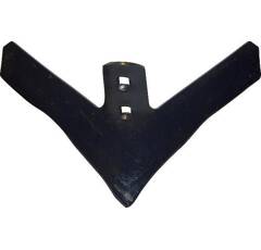 Soc de bineuse agricole triangulaire 350x6 EA45 2 trous