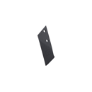 Pointe de soc gauche pour charrue AGROLUX 94611|3940741 adaptable - BlackSteel©