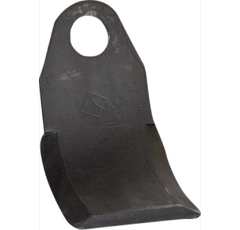 Couteau pour broyeur 120x61mm PERFECT 3.13698 adaptable - Blacksteel©