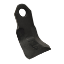 Couteau équerre pour broyeur 131x50mm TORTELLA 2987013 adaptable - Blacksteel©