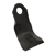 Couteau équerre pour broyeur 131x50mm TORTELLA 2987013 adaptable - Blacksteel©