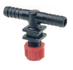 Porte buses Monojet droit avec écrou à vis 3/8'' M pour tuyau souple ∅10 | ARAG