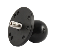 Base à platine ronde - boule Ø 3,81 cm avec vis | RAM