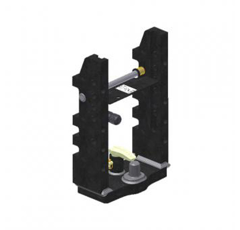 Lagerbock, 329 S32, Piton-Fix, Schwarz   