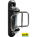 Lot de 3 isolateurs de coin noir pour ruban avec 2 boucles - PATURA