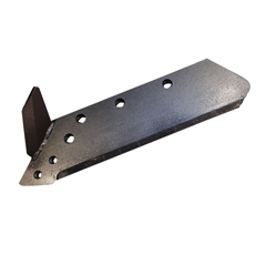 Soc carbure Gauche à pointe boulonnée 18" avec aileron pour charrue KUHN HUARD 583893 adaptable