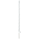 Piquet en plastique blanc Compact 1,05 m, 7 passe-fils, hauteur 0,85 m (vendu par 10) | PATURA