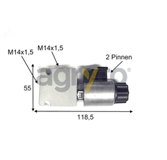 Valve pour téléscopique MANITOU 288334 adaptable