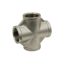 Raccord inox en croix femelle 20 bars adaptable