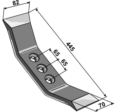 Tiefenlockererschar 3842M Pegoraro Nachbau