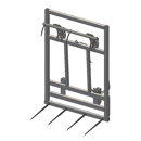 Pic bottes frontal 2000 mmpour type d'attelage JOHN DEERE adaptable
